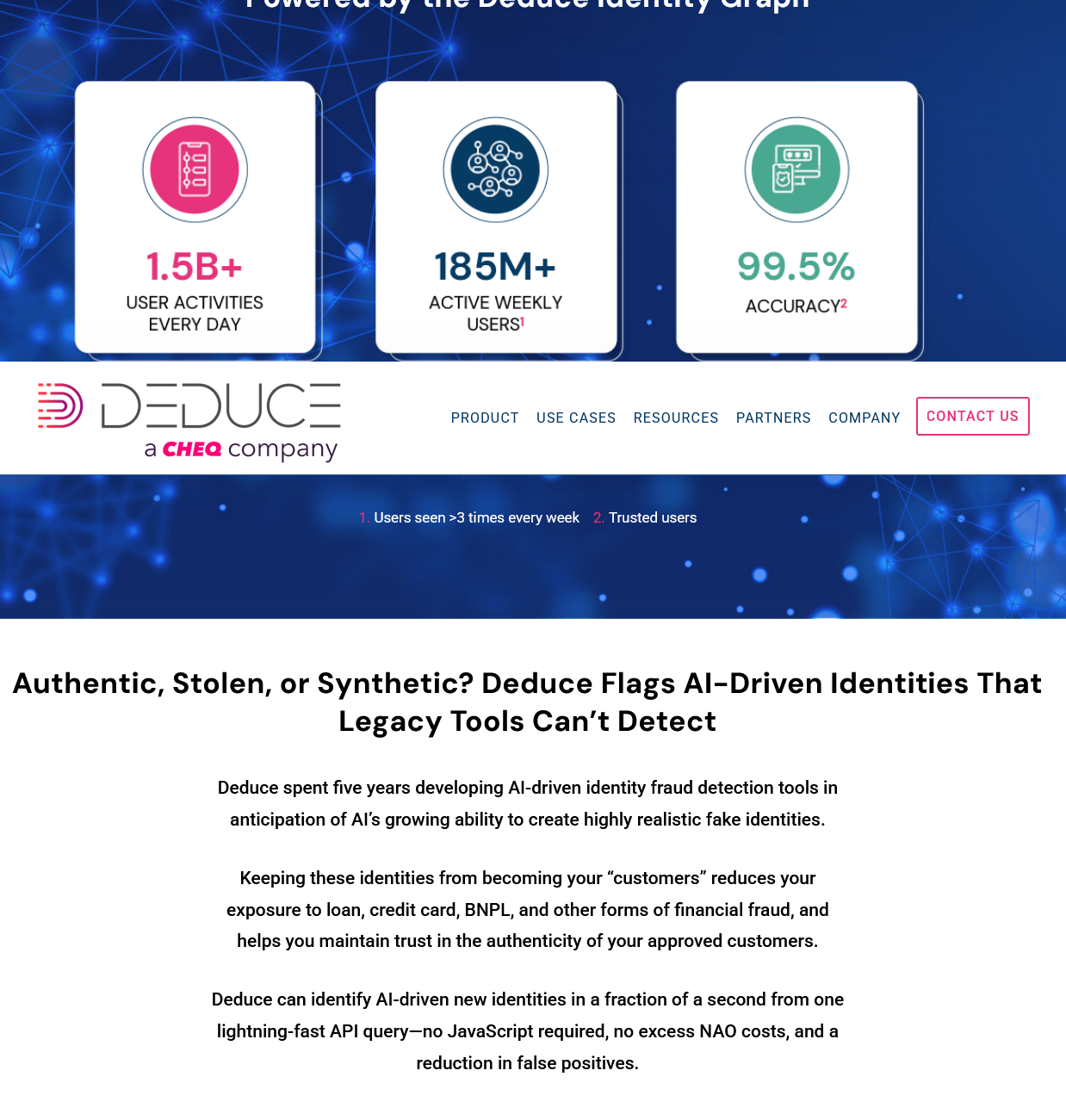 Deduce website copy