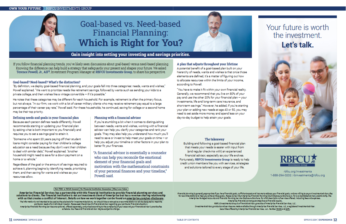 RBFCU magazine article